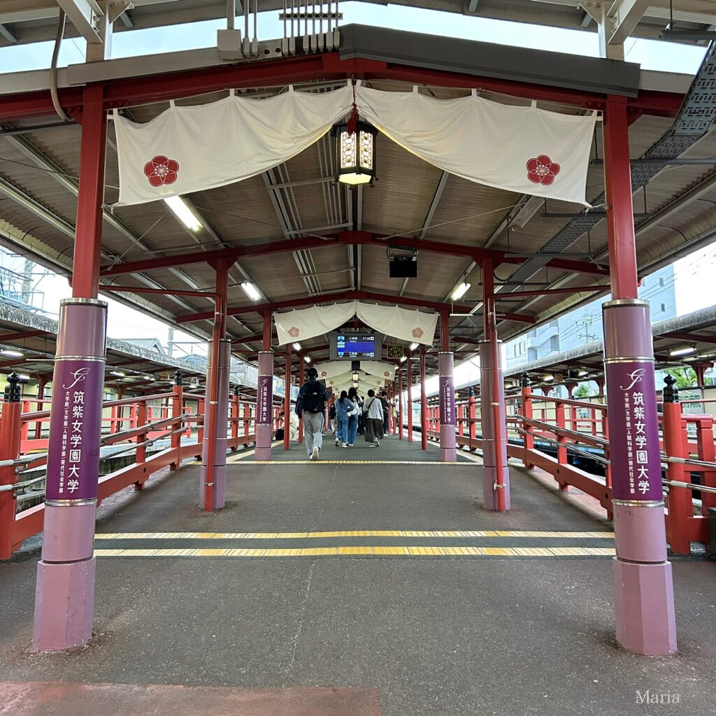 太宰府駅のホーム
