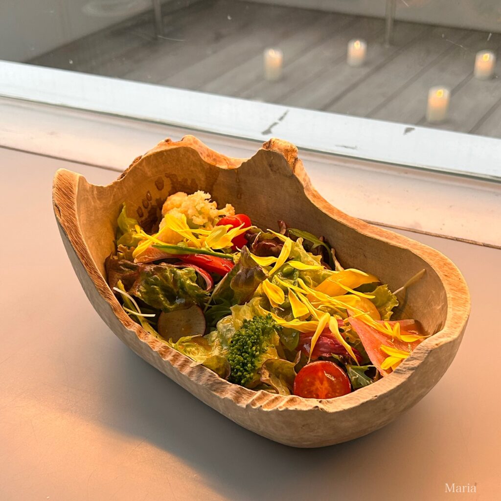 OCEAN HOUSE オーシャンハウスの糸島野菜のグリーンサラダ