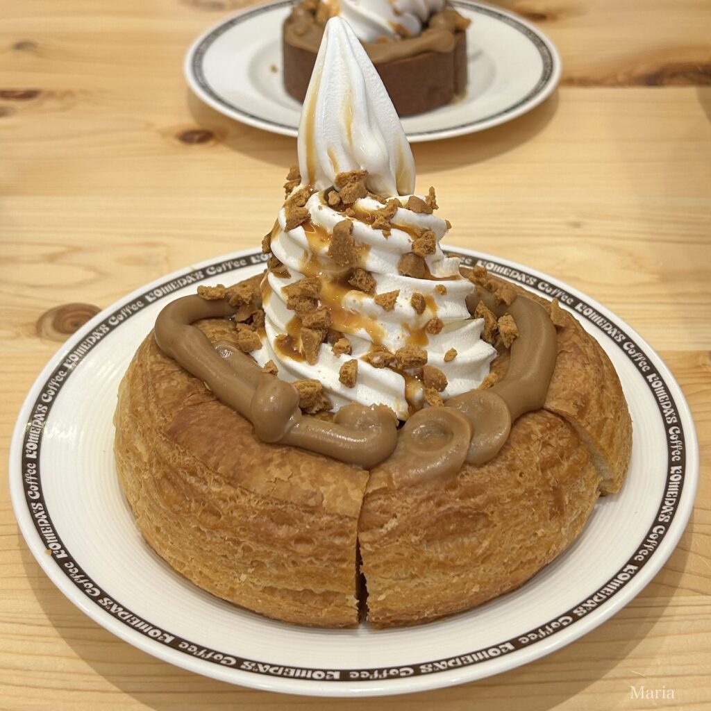 お月見シロノワール キャラメルマロン(コメダ珈琲店)