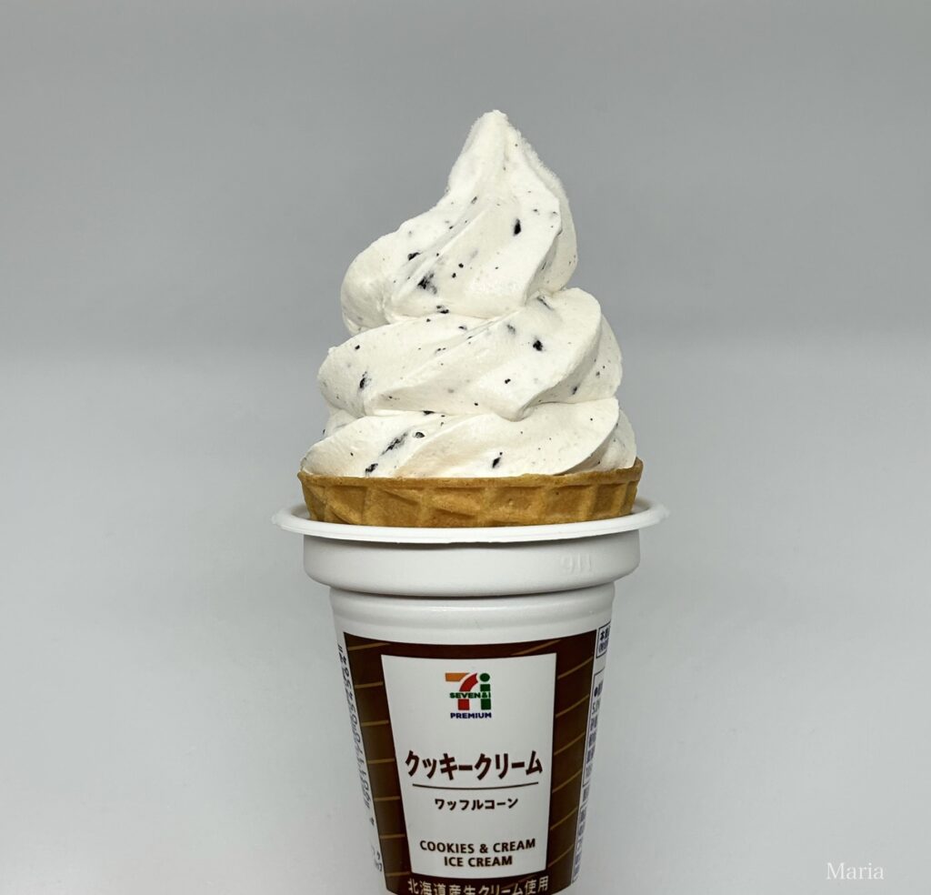 7プレミアム ワッフルコーン クッキークリーム(セブンイレブン)