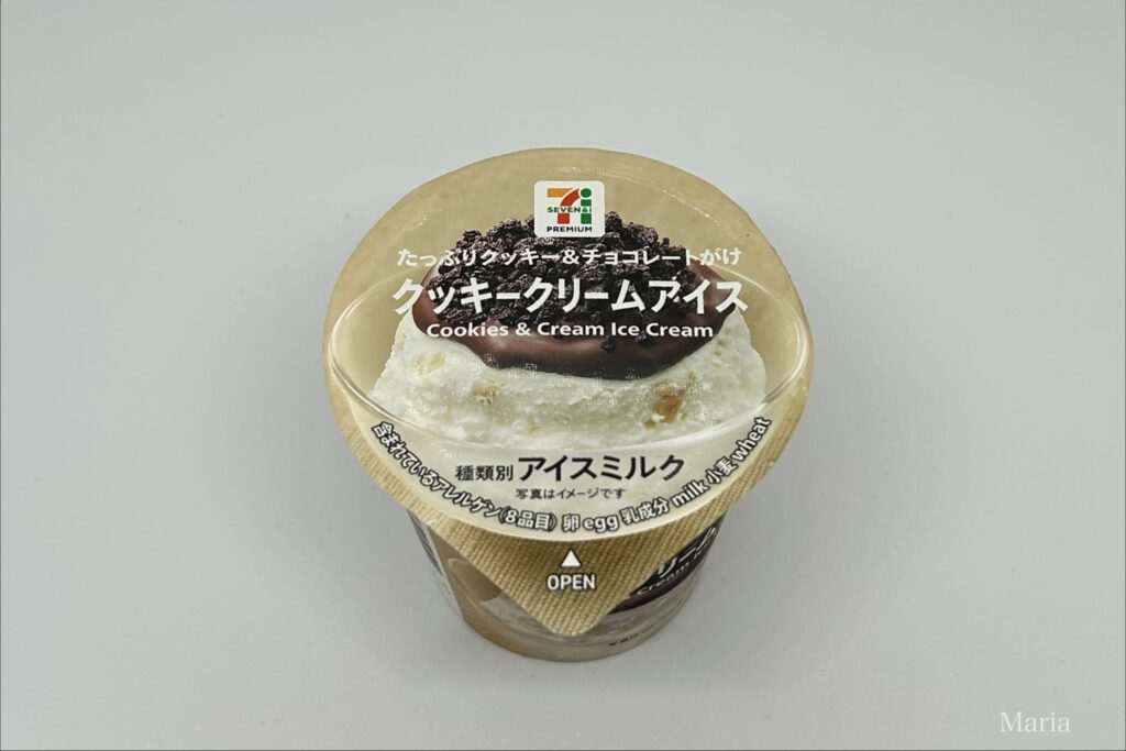 7プレミアム クッキークリームアイス(セブンイレブン)