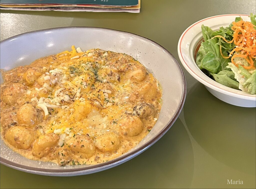 クリームミートソースのニョッキ(WPU SHINJUKU)