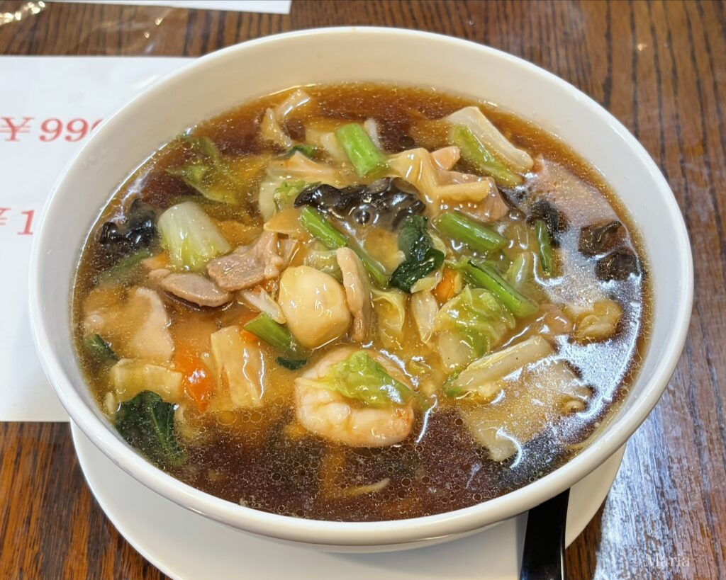 五目うまにソバ(中国料理 昌龍飯店)