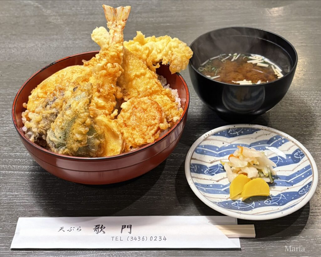 天ぷら 歌門 ランチ天丼A
