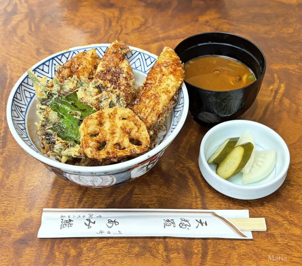 穴子天丼(天ぷら あみ熊)